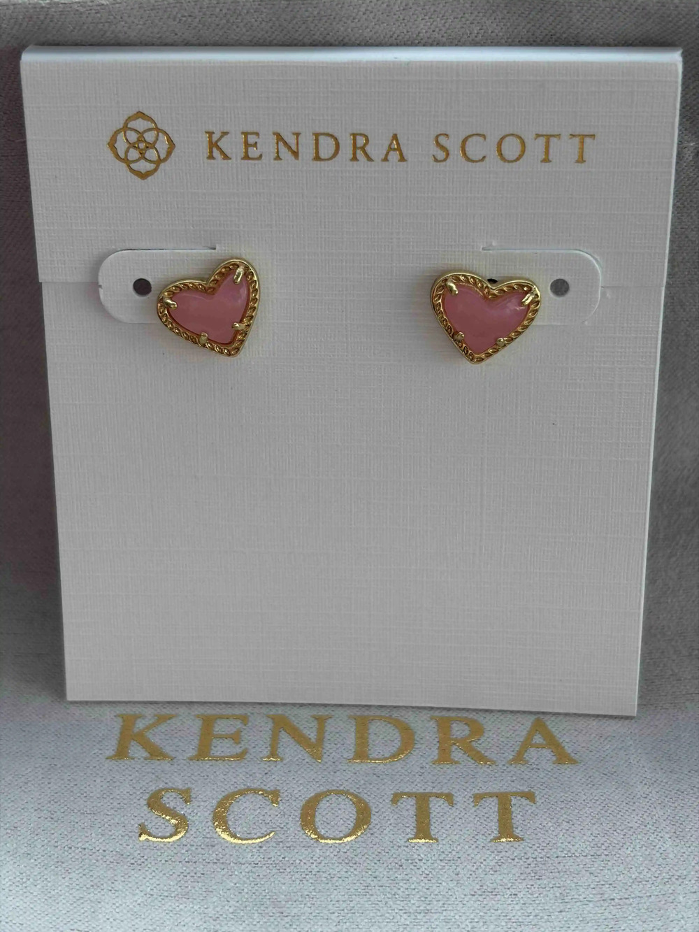 Kendra Scott pink Aix earrings